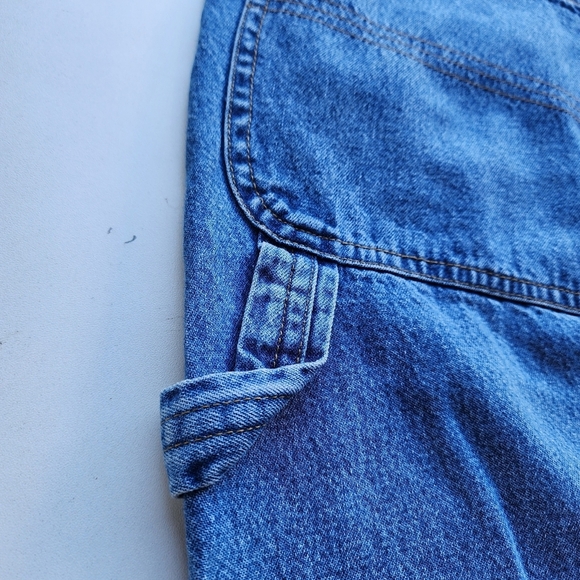 Vintage Route 66 Women's MAXI Denim JEAN Skirt Blue Pockets Sz 11/12 Sk8 - Picture 11 of 11